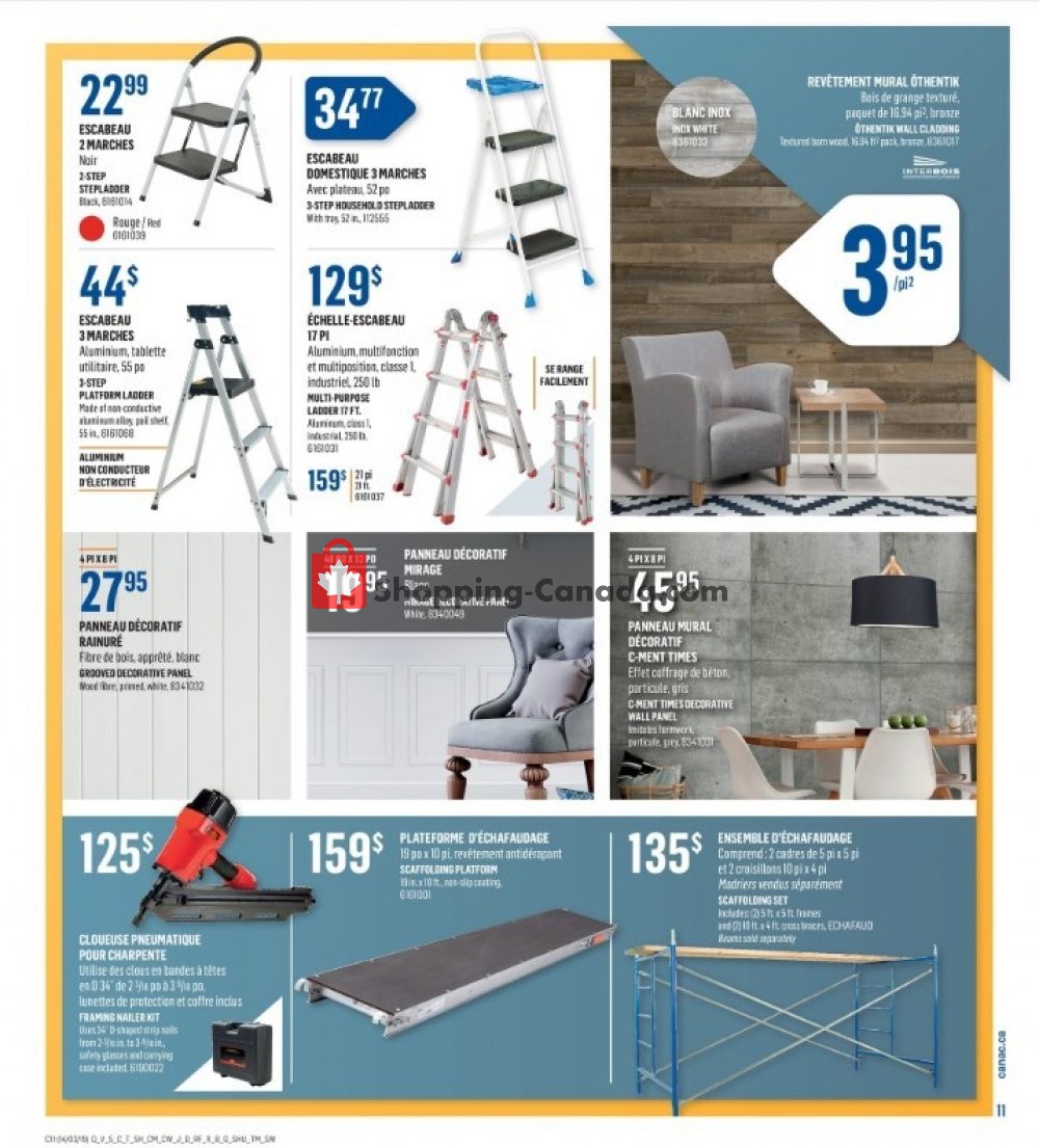 Canac flyer from Thursday March 14, 2019 to Wednesday March 20, 2019 - page 11