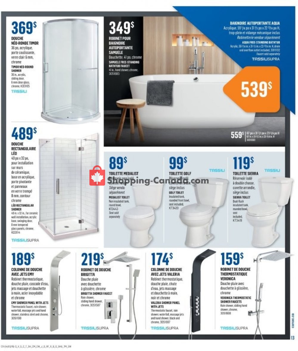 Canac flyer from Thursday March 14, 2019 to Wednesday March 20, 2019 - page 13