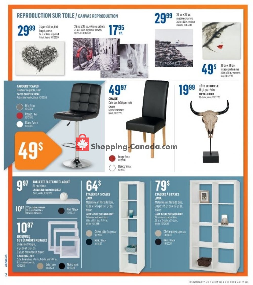Canac flyer from Thursday March 14, 2019 to Wednesday March 20, 2019 - page 2