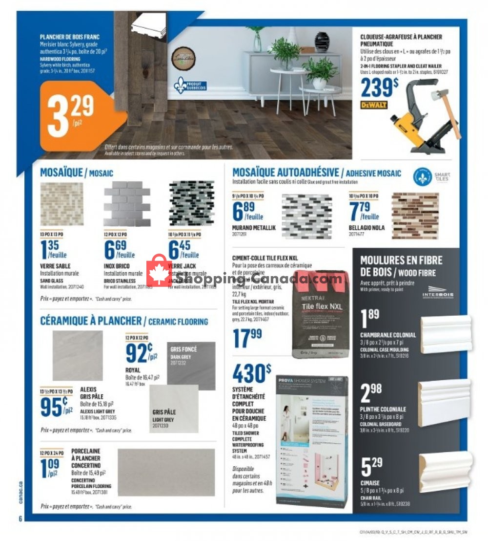 Canac flyer from Thursday March 14, 2019 to Wednesday March 20, 2019 - page 6