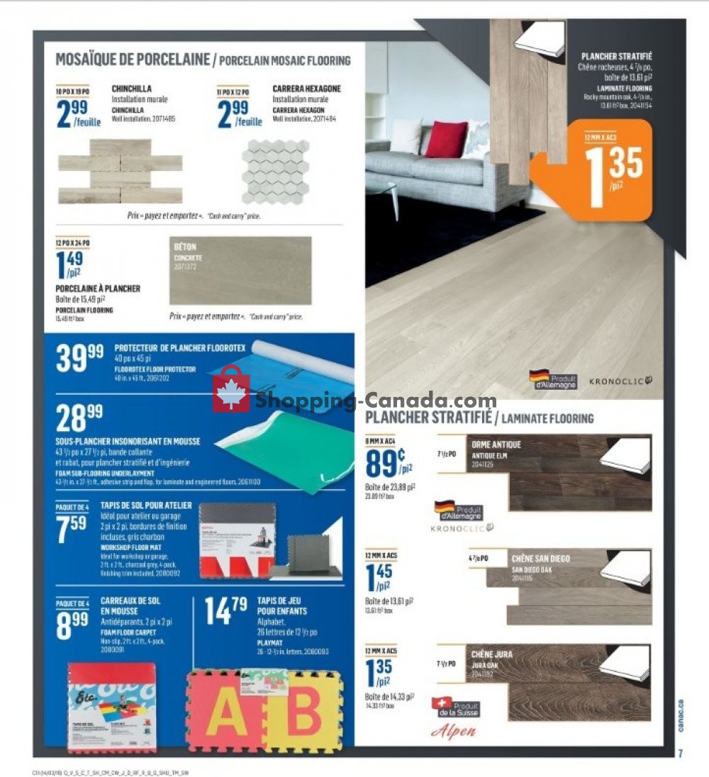 Canac flyer from Thursday March 14, 2019 to Wednesday March 20, 2019 - page 7