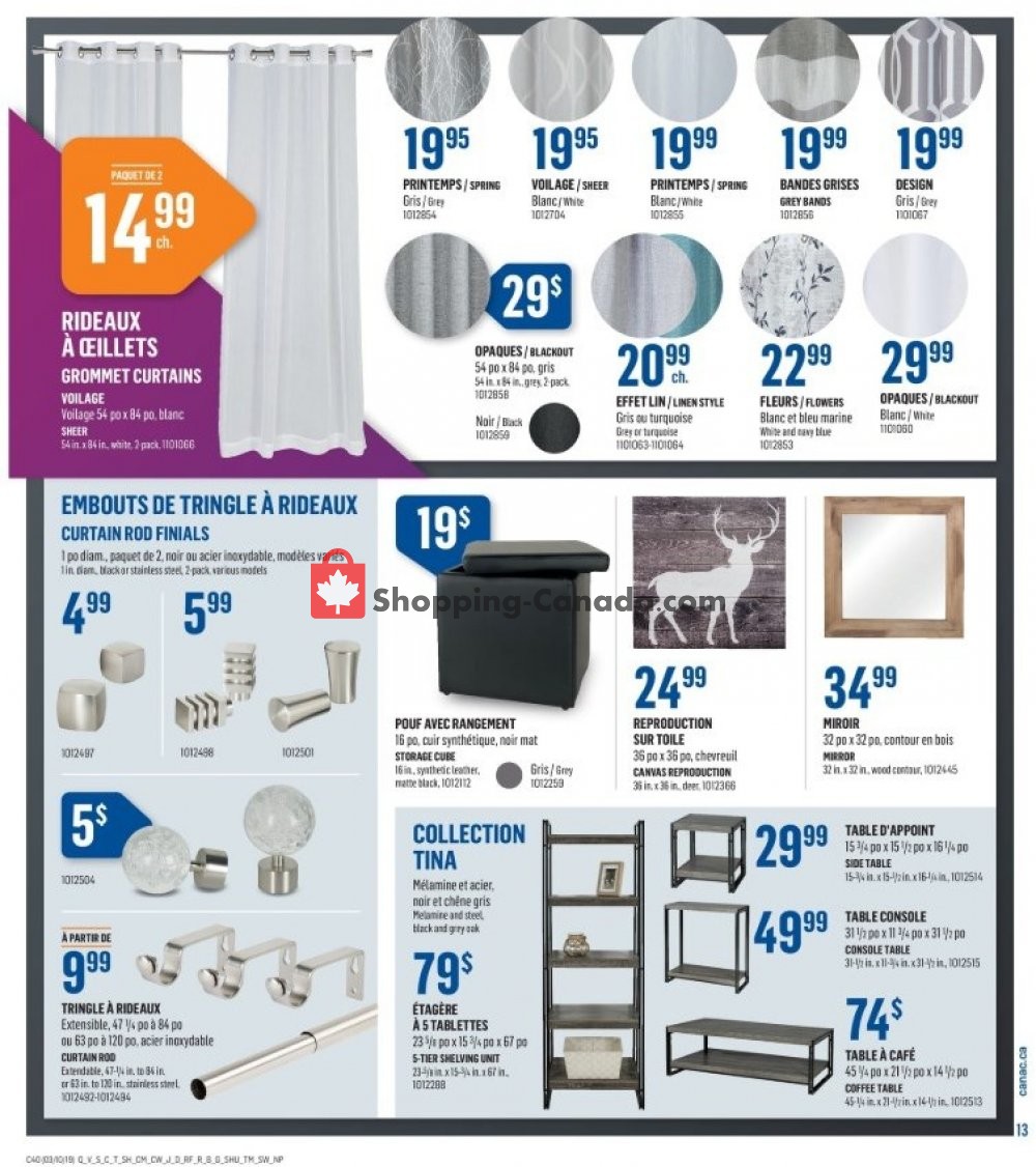 Canac flyer from Thursday October 3, 2019 to Wednesday October 9, 2019 - page 14