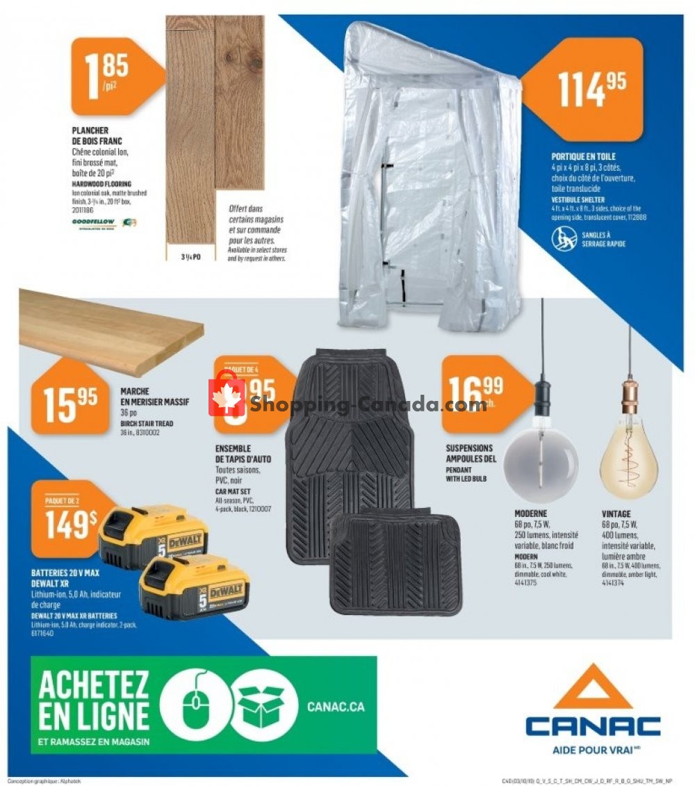 Canac flyer from Thursday October 3, 2019 to Wednesday October 9, 2019 - page 17