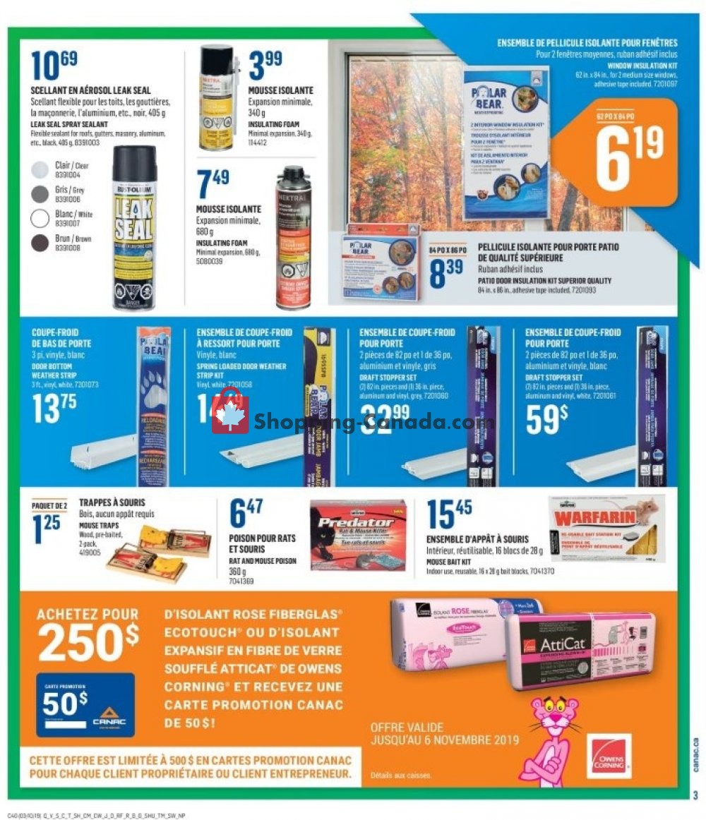 Canac flyer from Thursday October 3, 2019 to Wednesday October 9, 2019 - page 4