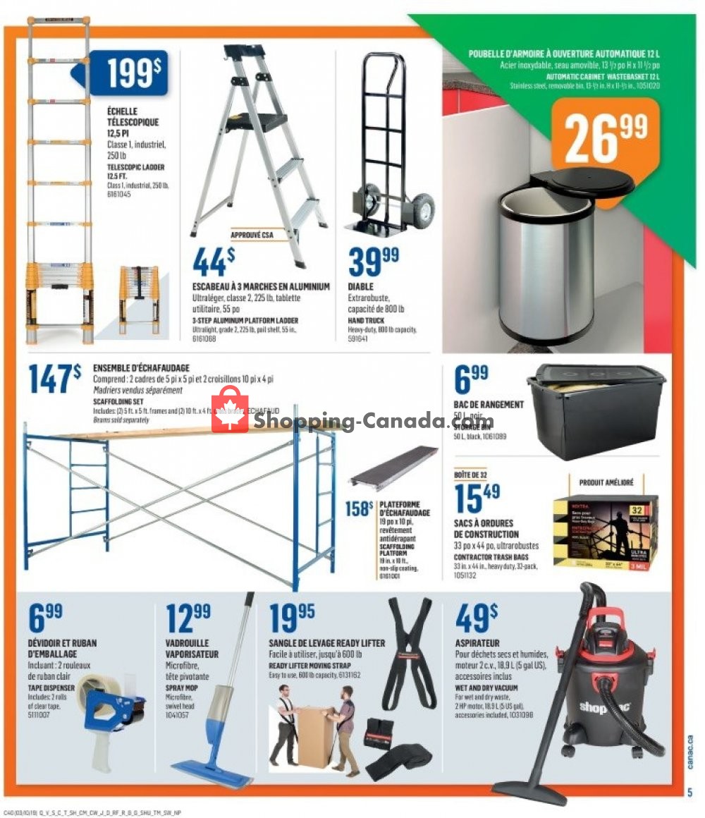 Canac flyer from Thursday October 3, 2019 to Wednesday October 9, 2019 - page 6