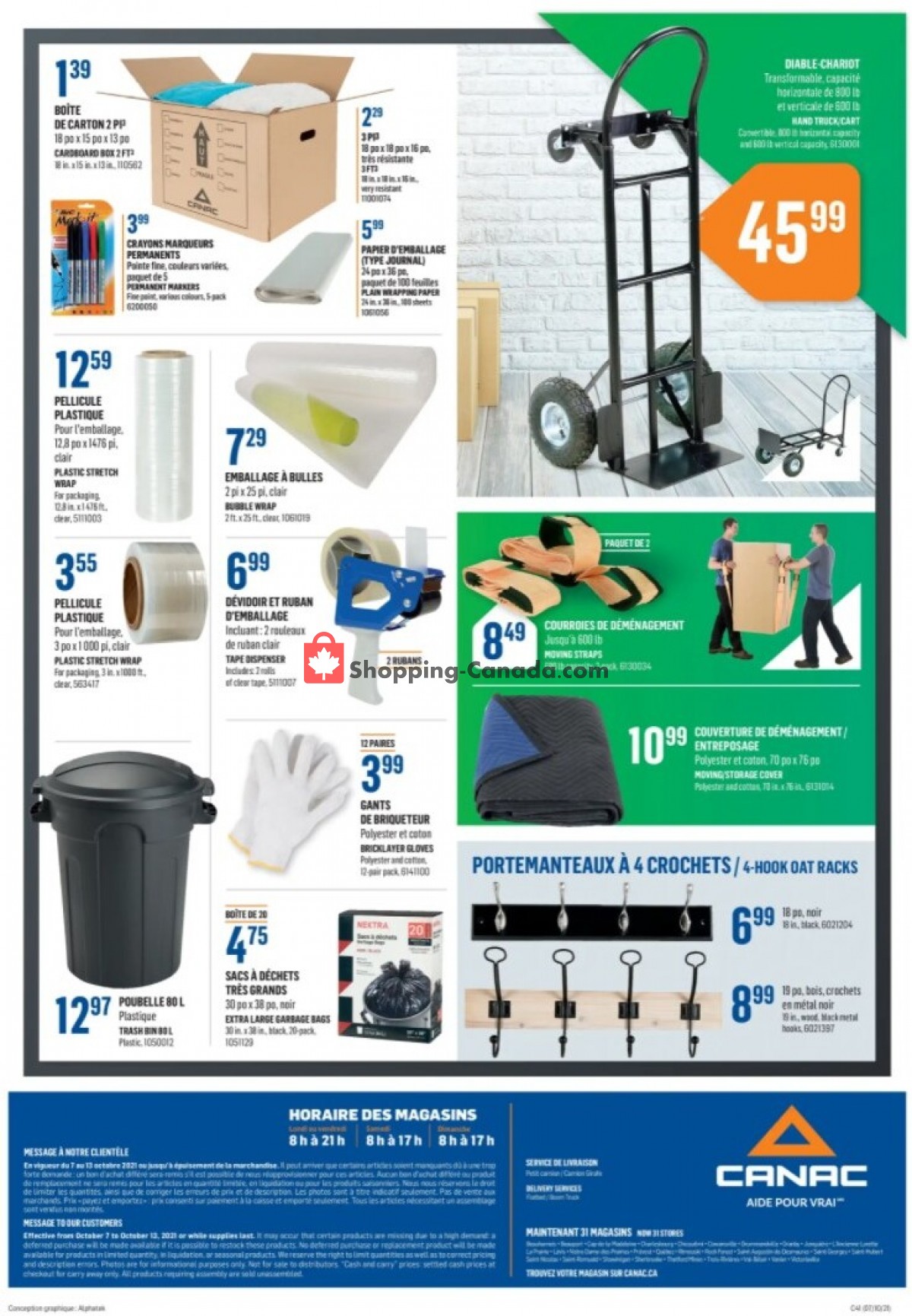 Canac flyer from Thursday October 7, 2021 to Wednesday October 13, 2021 - page 14