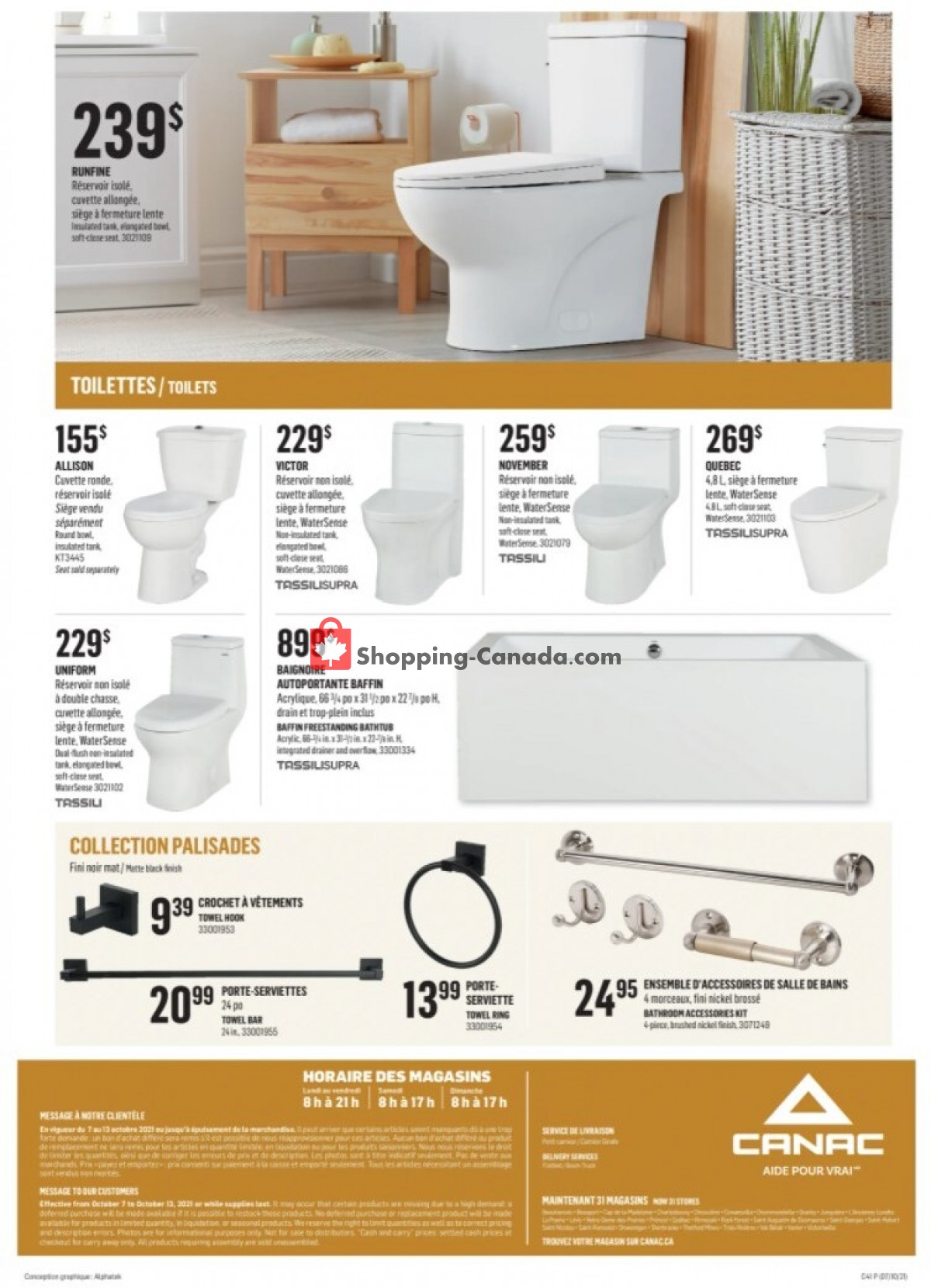 Canac flyer from Thursday October 7, 2021 to Wednesday October 13, 2021 - page 21