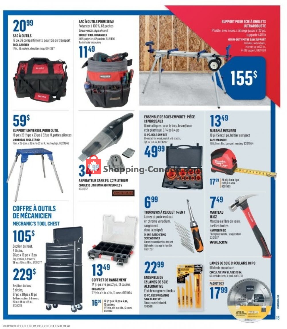 Canac flyer from Thursday March 7, 2019 to Wednesday March 13, 2019 - page 13