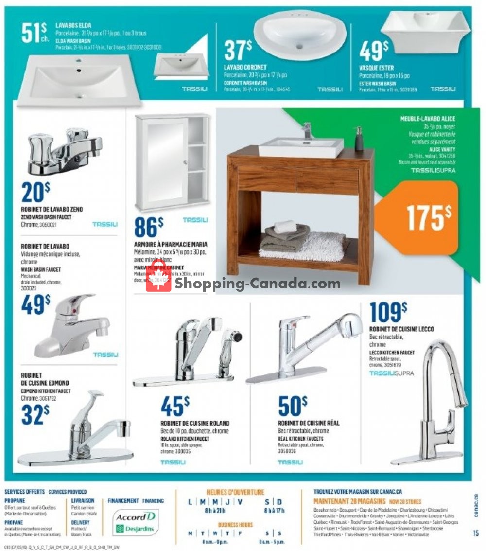Canac flyer from Thursday March 7, 2019 to Wednesday March 13, 2019 - page 15
