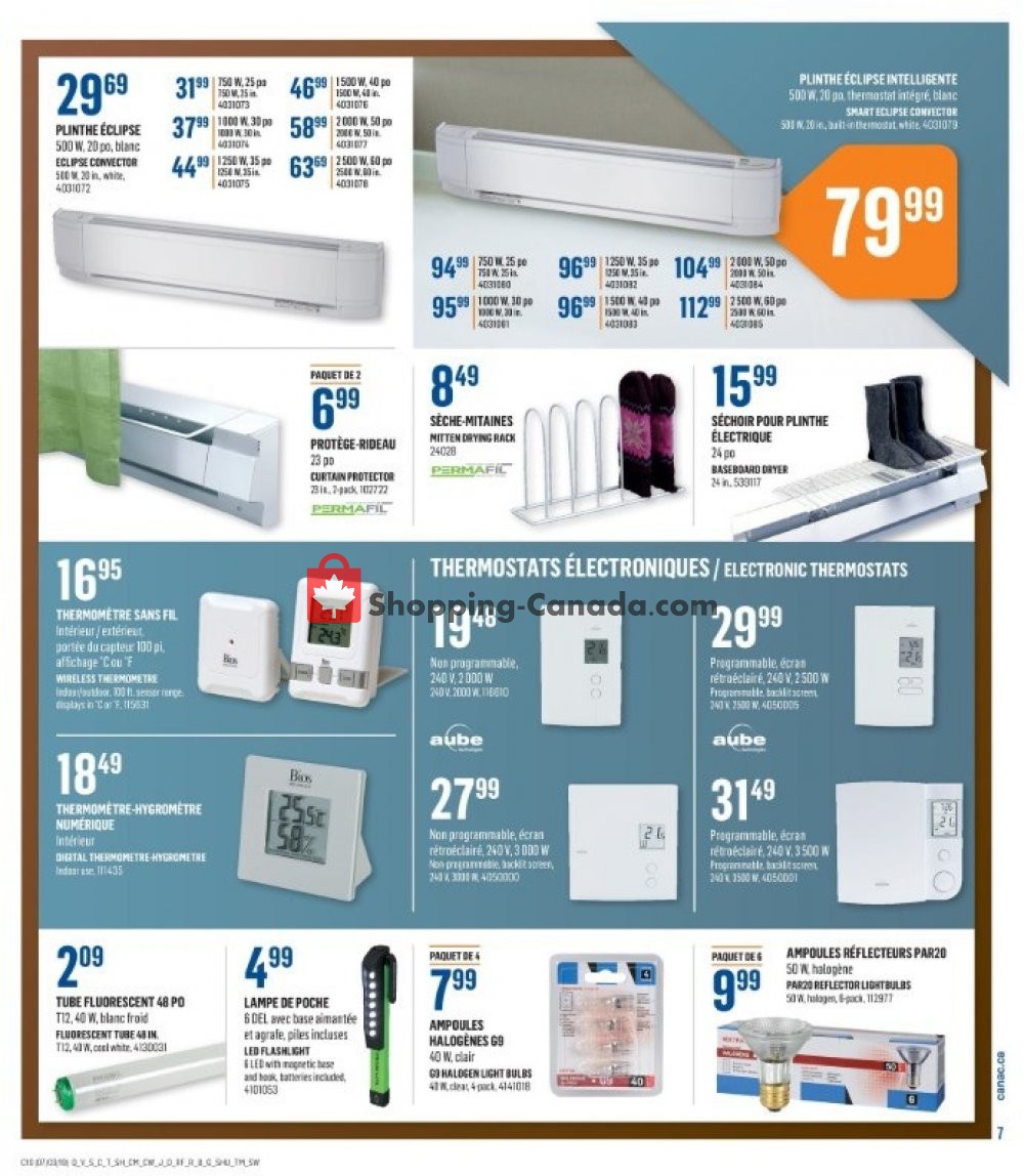 Canac flyer from Thursday March 7, 2019 to Wednesday March 13, 2019 - page 7