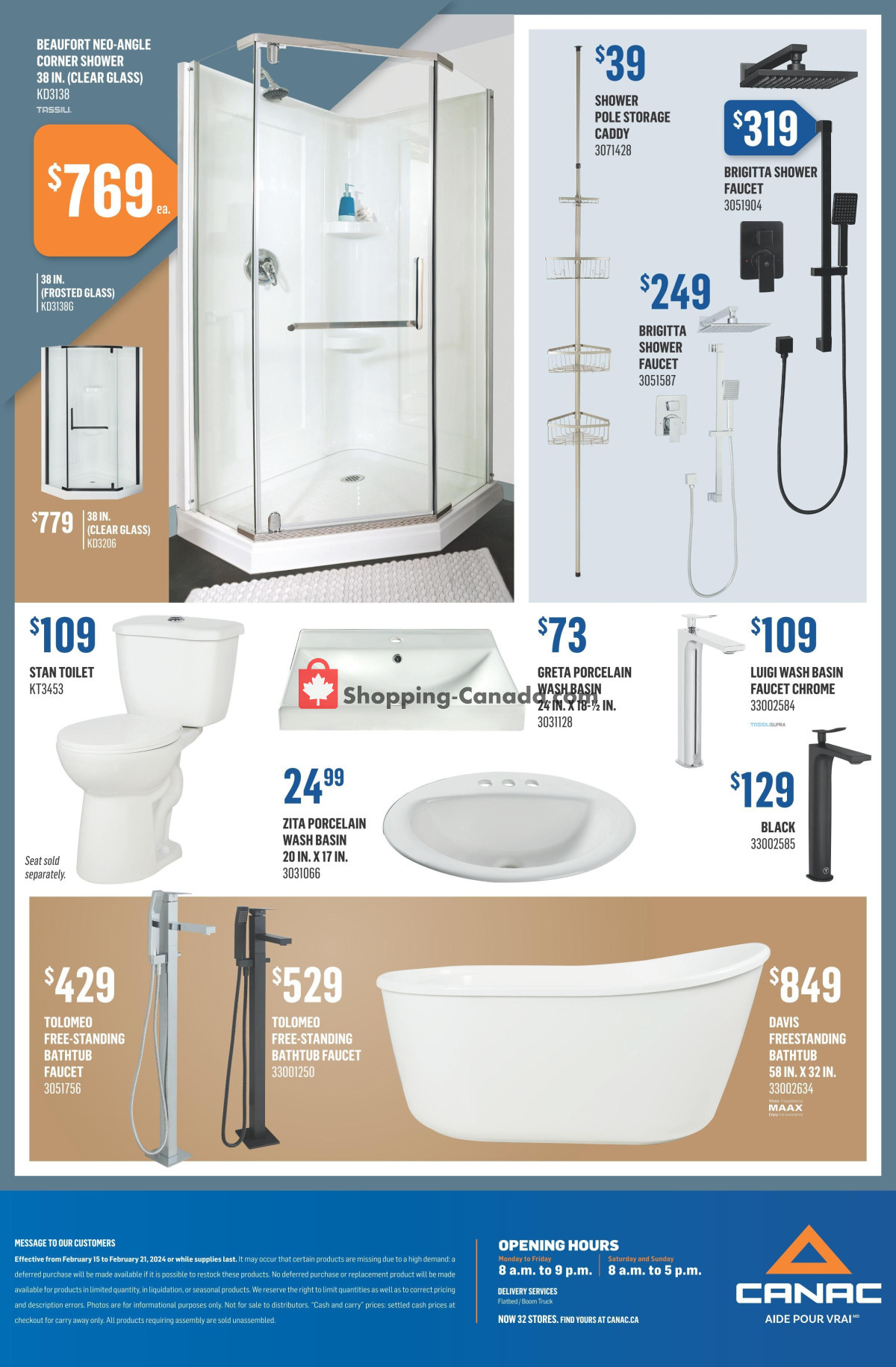 Canac flyer from Thursday February 15, 2024 to Wednesday February 21, 2024 - page 9