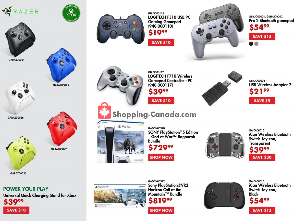 Canada Computers Canada, flyer (Gaming In Nexgen) May 26 June 1