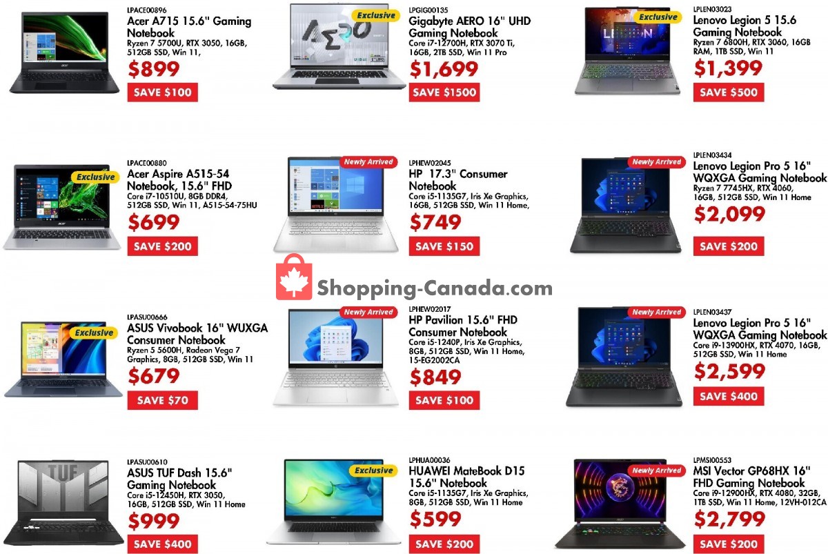 Canada Computers Canada, flyer (Gaming In Nexgen) May 26 June 1