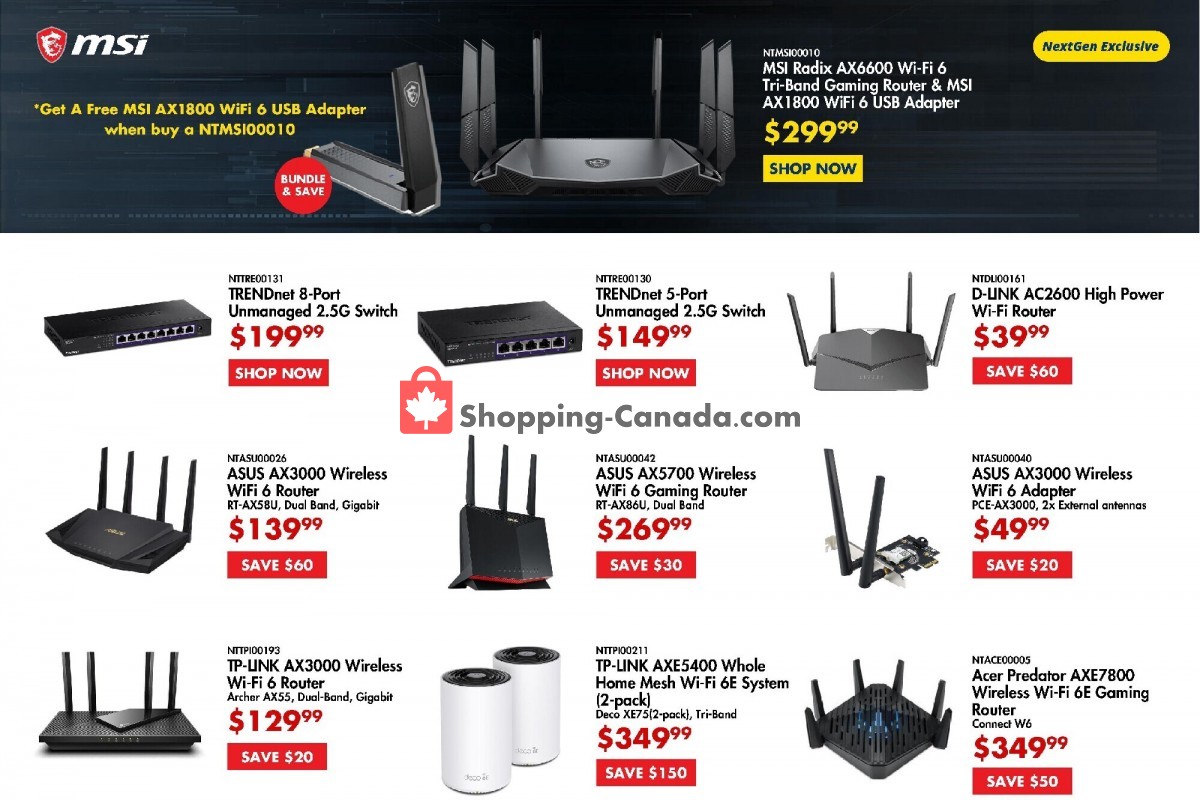 Canada Computers Canada, flyer (Gaming In Nexgen) May 26 June 1