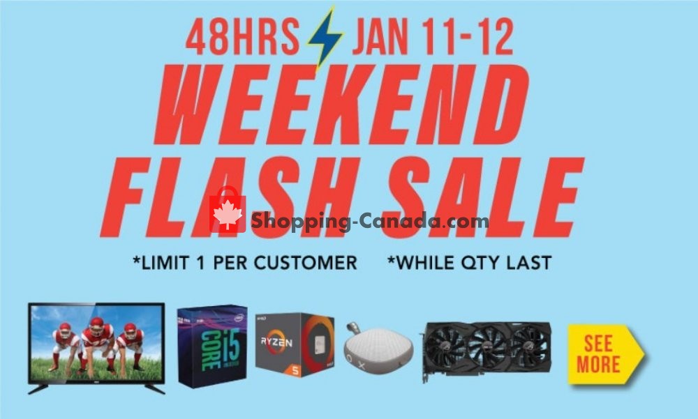 Canada Computers flyer from Saturday January 11, 2020 to Sunday January 12, 2020 - page 1
