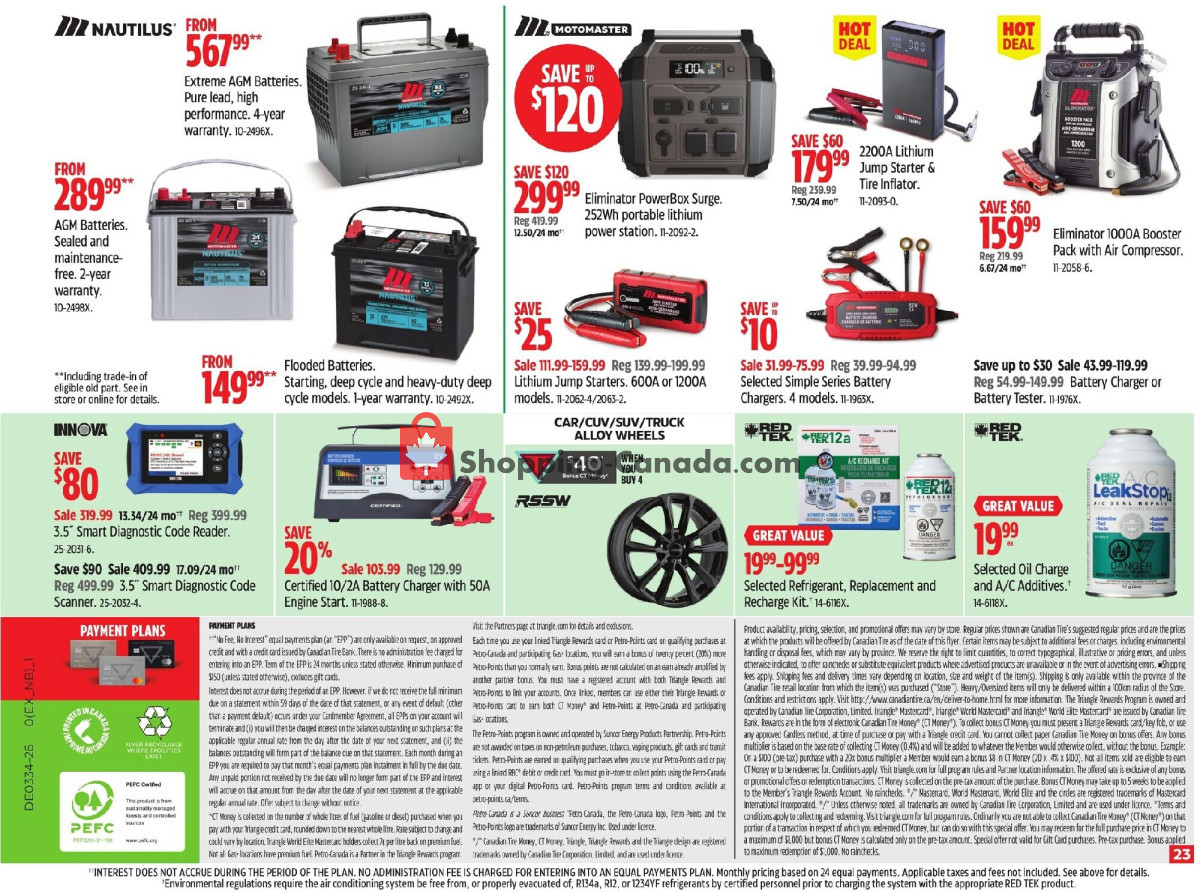 Canadian Tire flyer from Friday August 21, 2026 to Thursday August 27, 2026 - page 35
