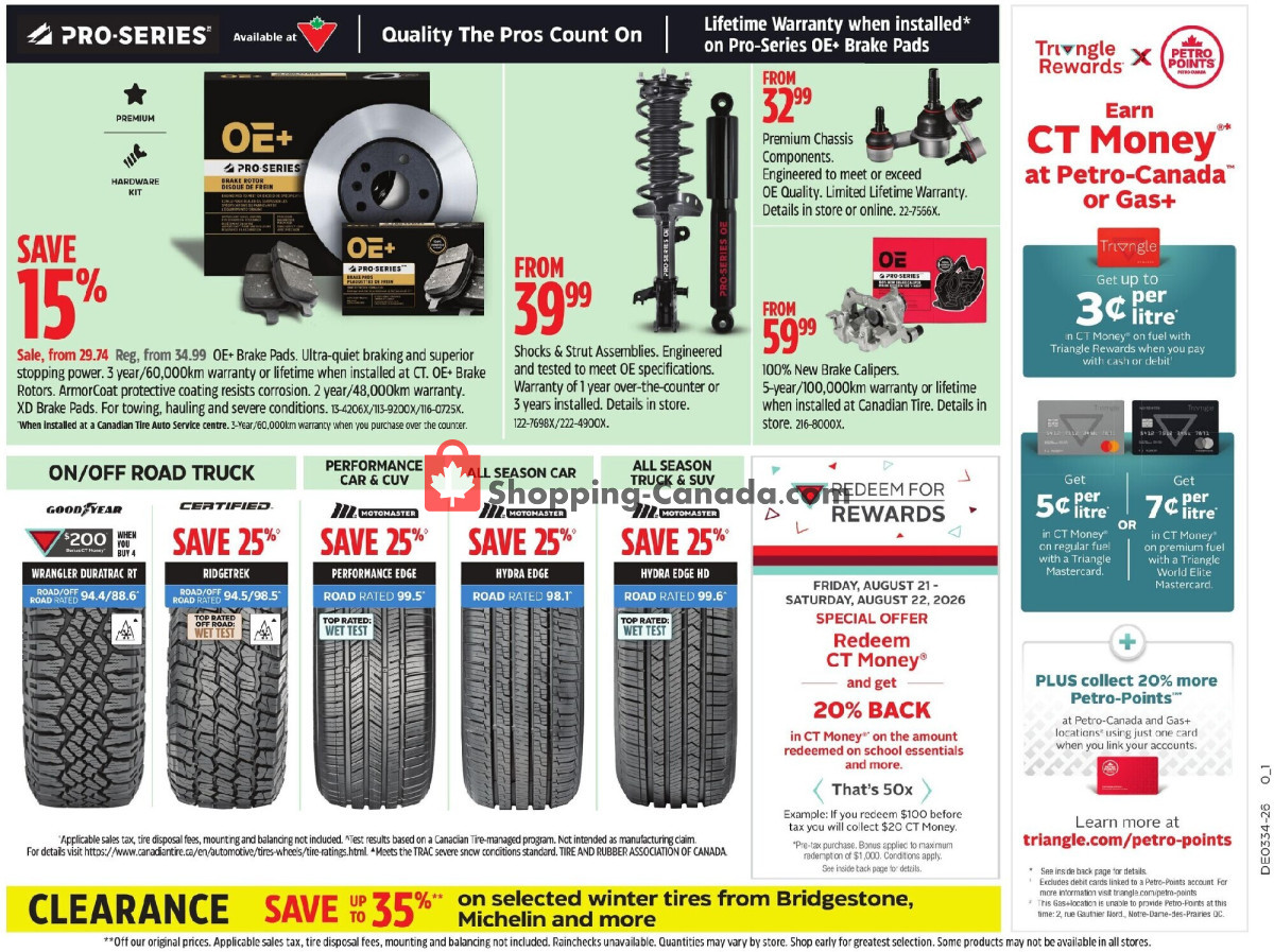 Canadian Tire flyer from Friday August 21, 2026 to Thursday August 27, 2026 - page 36