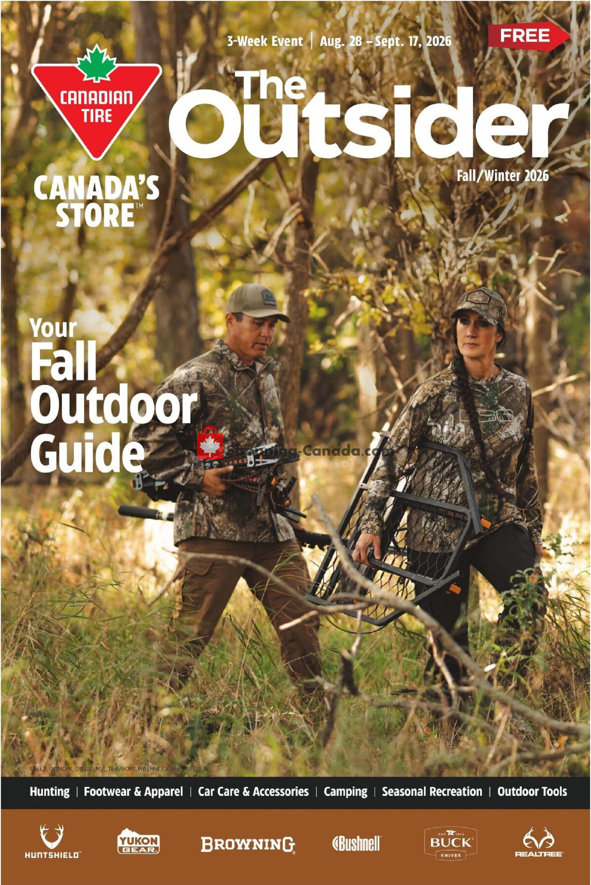 Canadian Tire flyer from Friday August 28, 2026 to Thursday September 17, 2026 - page 1