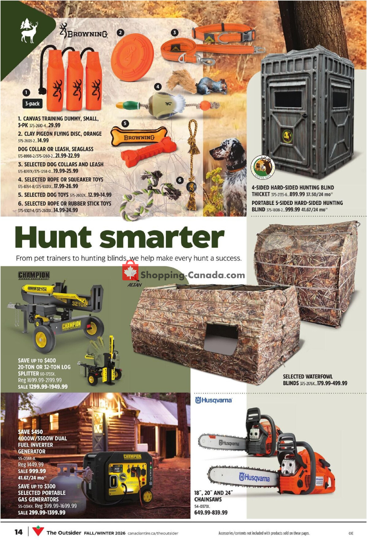Canadian Tire flyer from Friday August 28, 2026 to Thursday September 17, 2026 - page 14