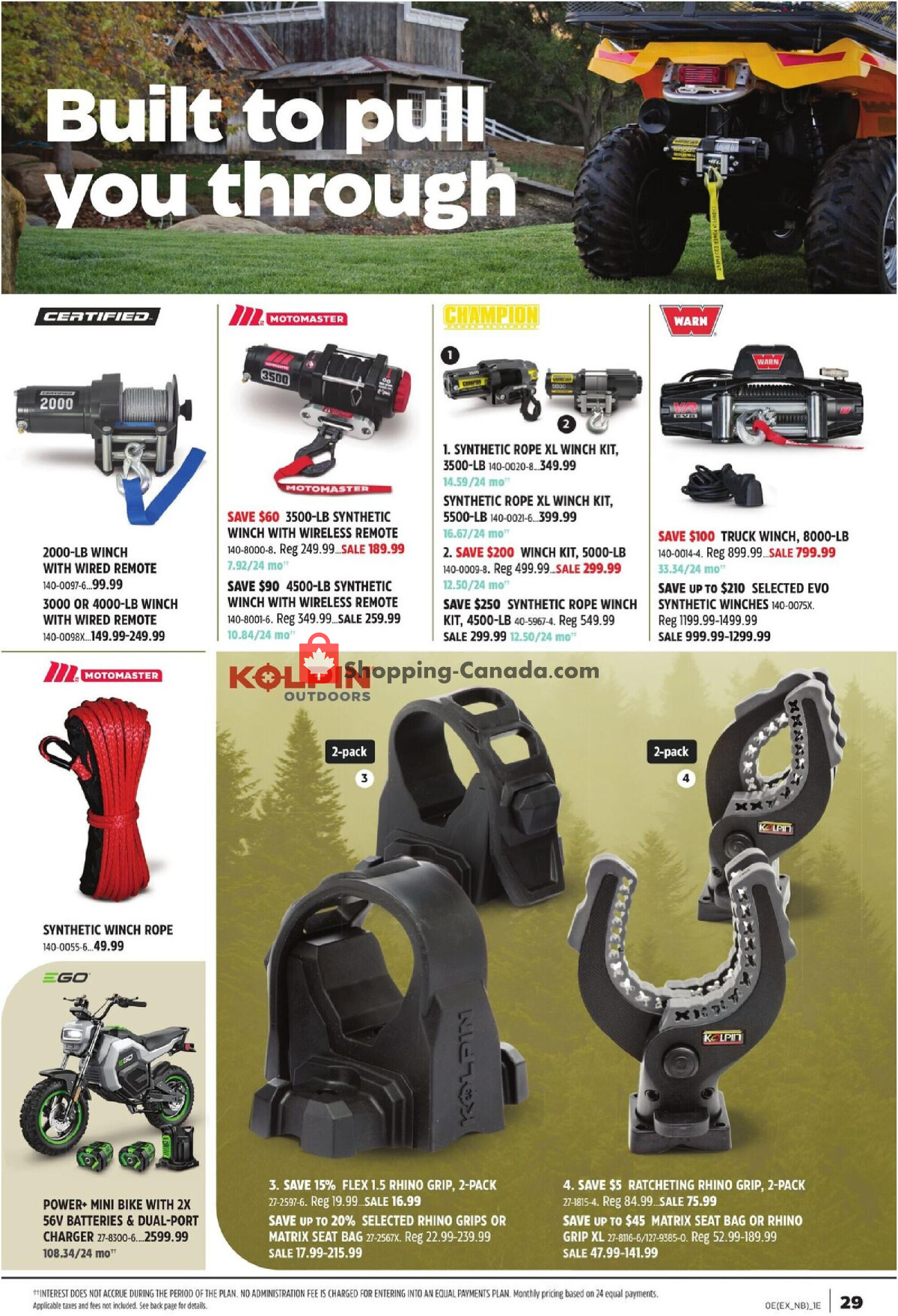Canadian Tire flyer from Friday August 28, 2026 to Thursday September 17, 2026 - page 29
