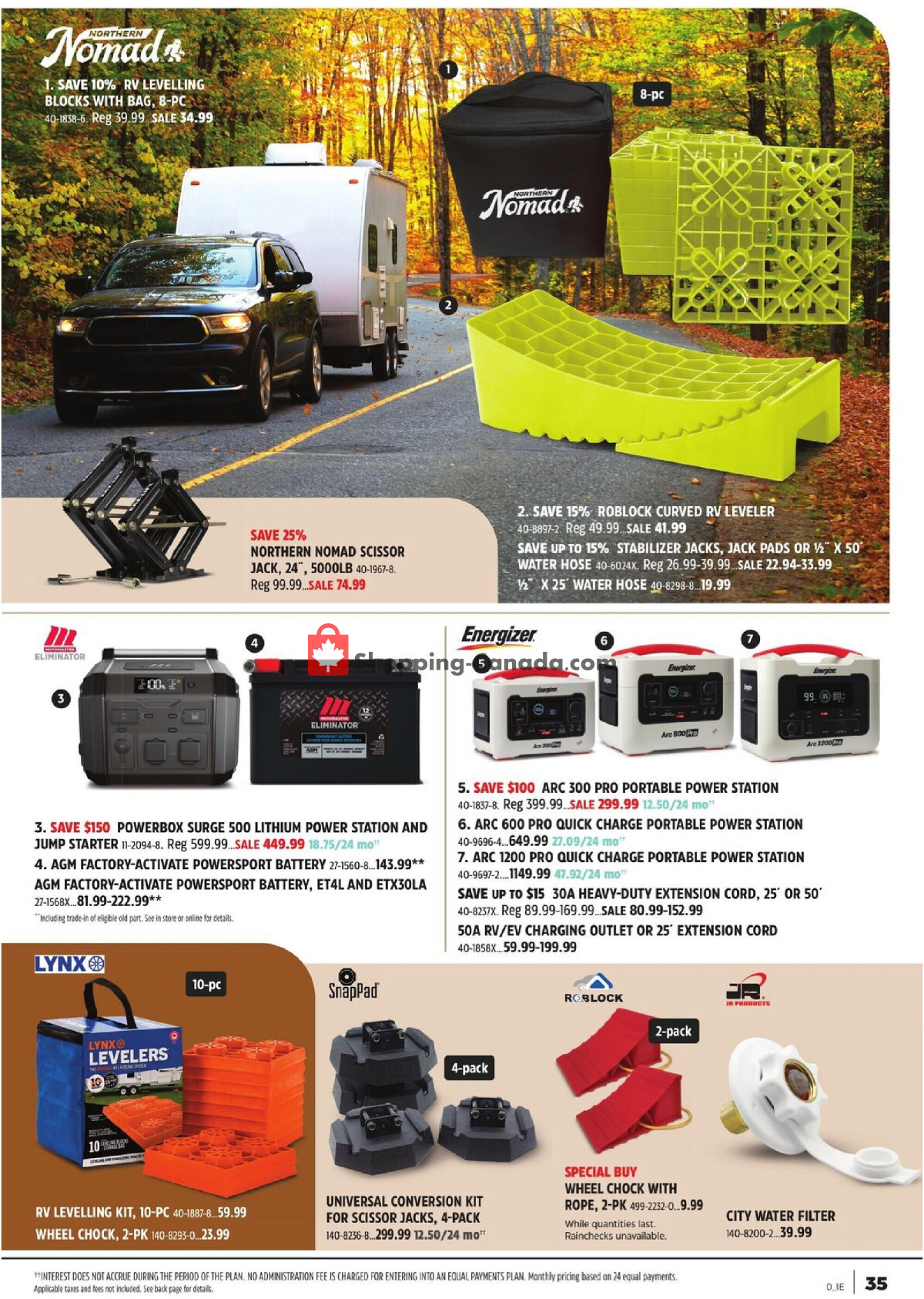 Canadian Tire flyer from Friday August 28, 2026 to Thursday September 17, 2026 - page 35
