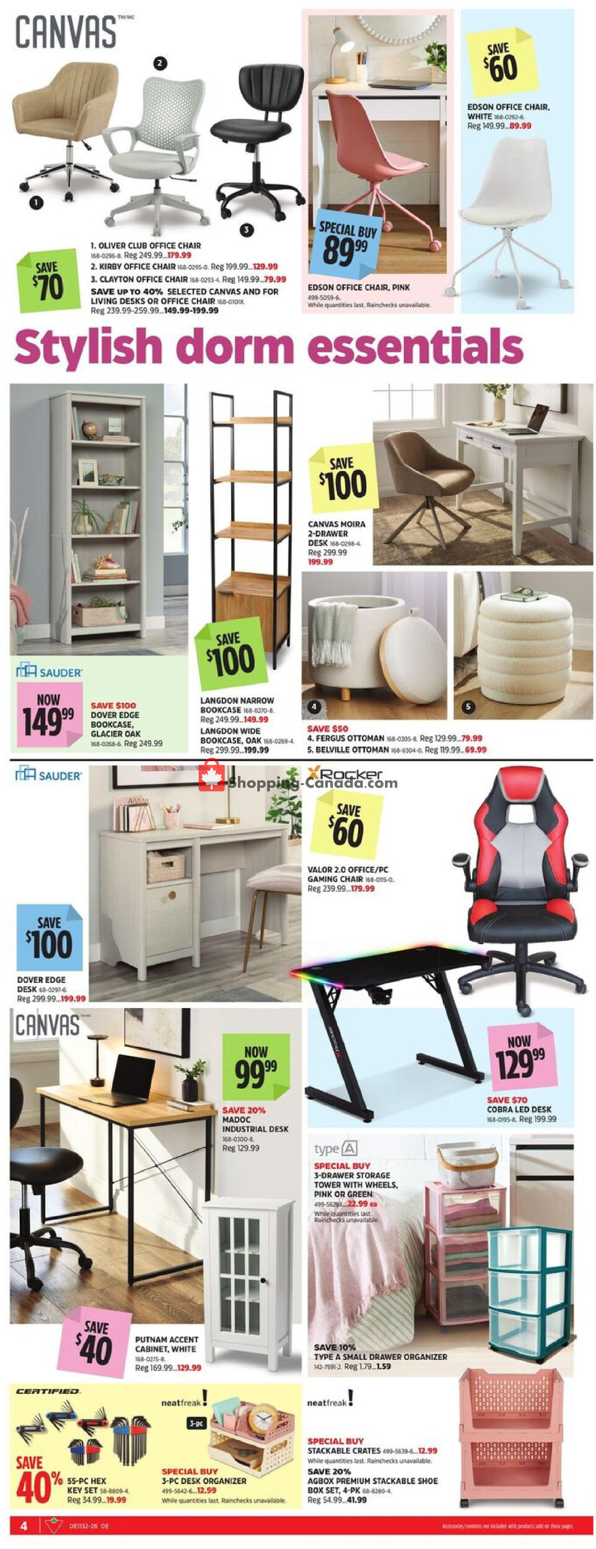 Canadian Tire flyer from Thursday August 6, 2026 to Thursday August 27, 2026 - page 4