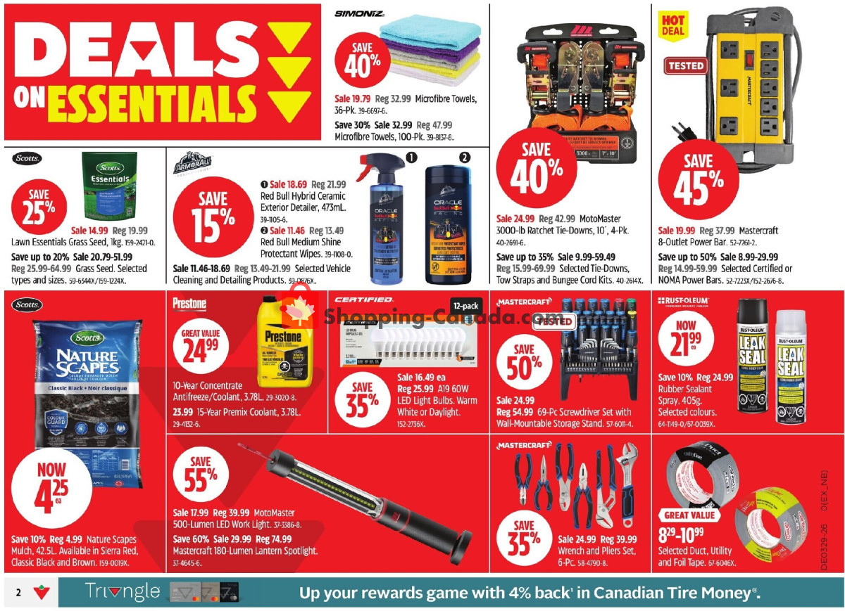 Canadian Tire flyer from Friday July 17, 2026 to Thursday July 23, 2026 - page 2