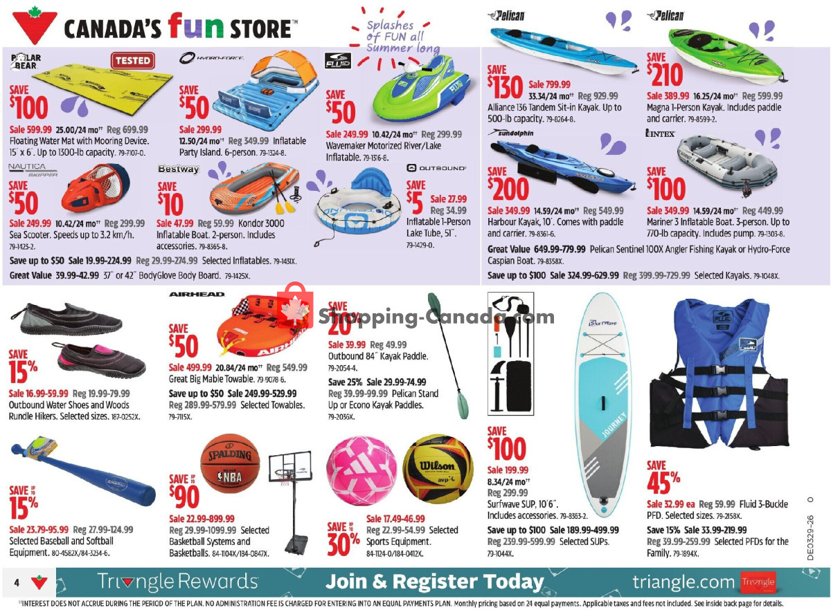 Canadian Tire flyer from Friday July 17, 2026 to Thursday July 23, 2026 - page 4