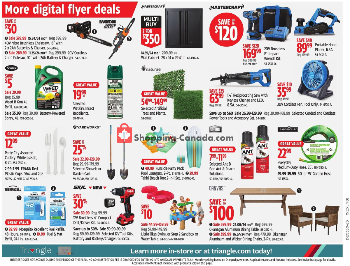 Canadian Tire flyer from Friday July 24, 2026 to Thursday July 30, 2026 - page 12