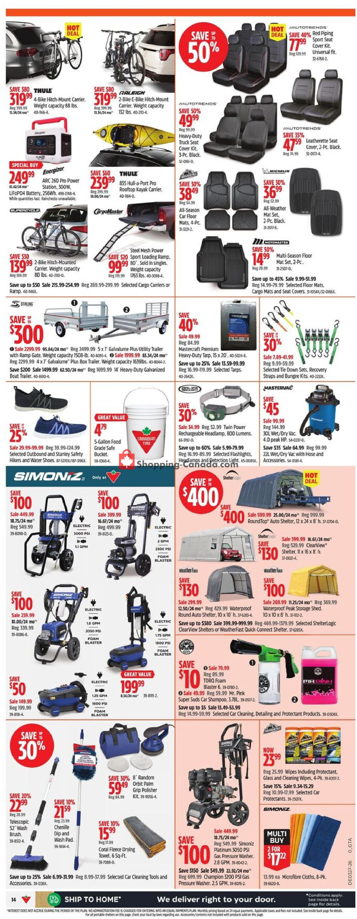 Canadian Tire flyer from Friday July 3, 2026 to Thursday July 9, 2026 - page 14
