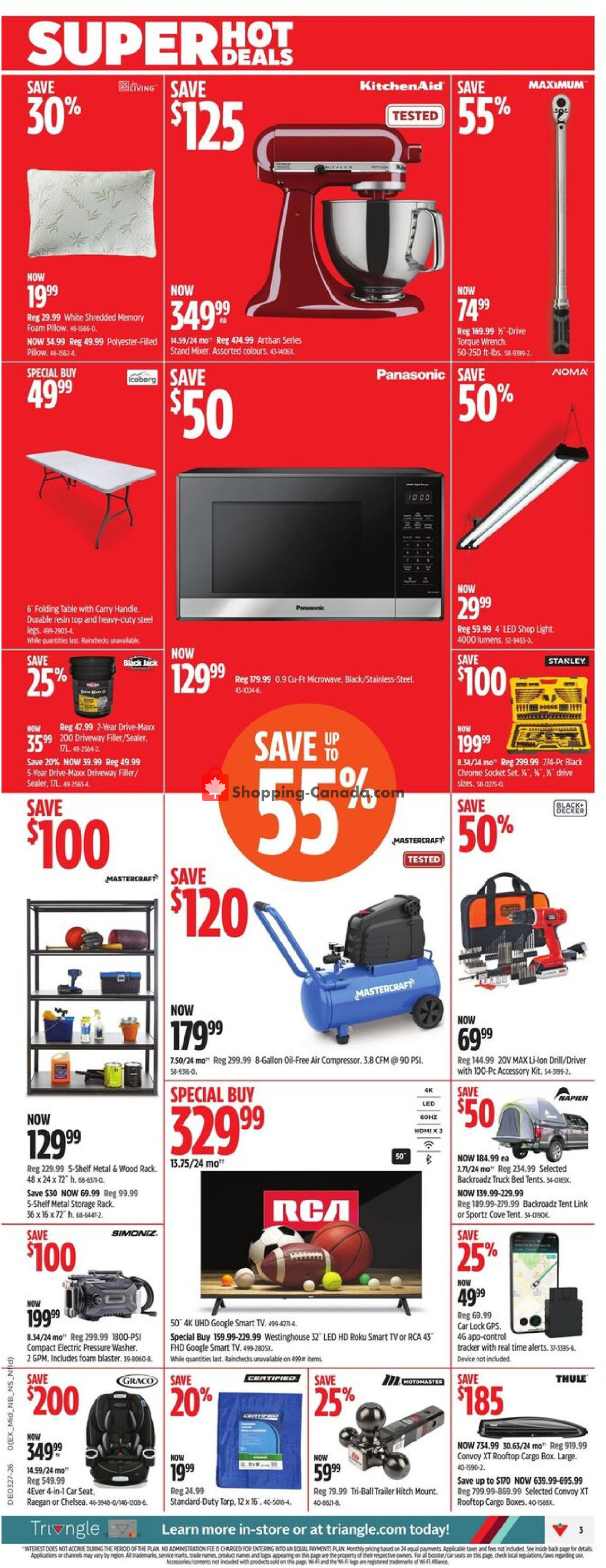 Canadian Tire flyer from Friday July 3, 2026 to Thursday July 9, 2026 - page 3