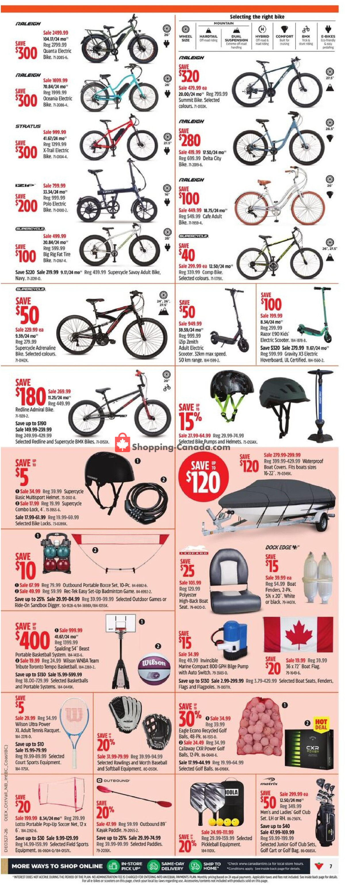 Canadian Tire flyer from Friday July 3, 2026 to Thursday July 9, 2026 - page 7