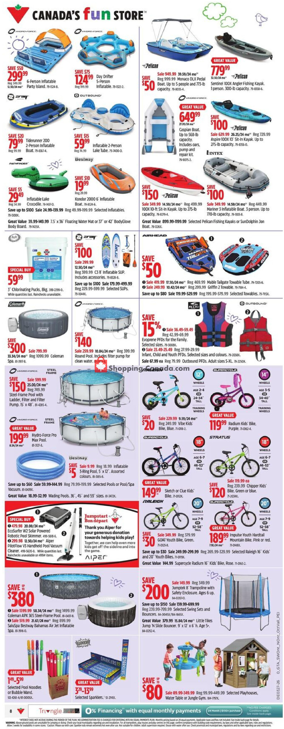 Canadian Tire flyer from Friday July 3, 2026 to Thursday July 9, 2026 - page 8