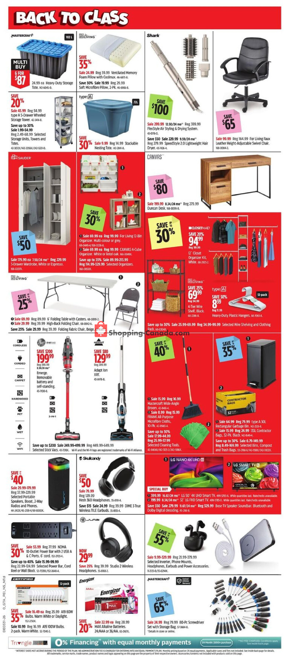 Canadian Tire flyer from Friday July 31, 2026 to Thursday August 6, 2026 - page 20