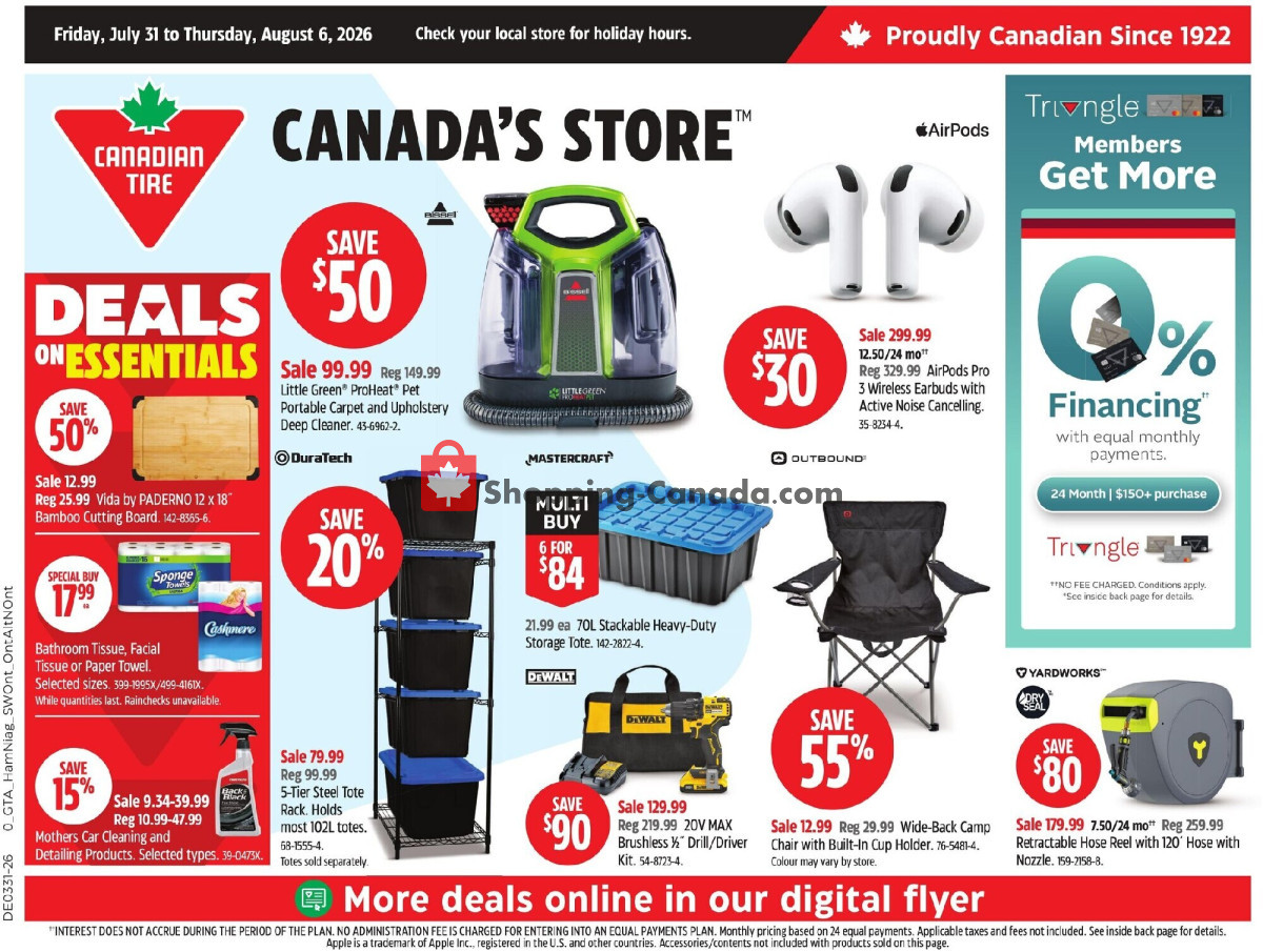 Canadian Tire flyer from Friday July 31, 2026 to Thursday August 6, 2026 - page 28
