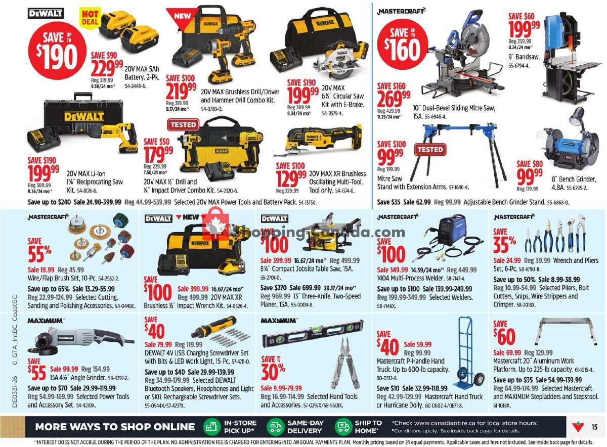 Canadian Tire flyer from Friday July 31, 2026 to Thursday August 6, 2026 - page 54