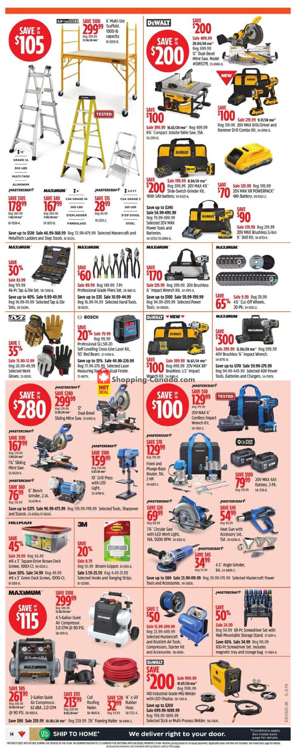 Canadian Tire flyer from Thursday June 18, 2026 to Sunday June 28, 2026 - page 14