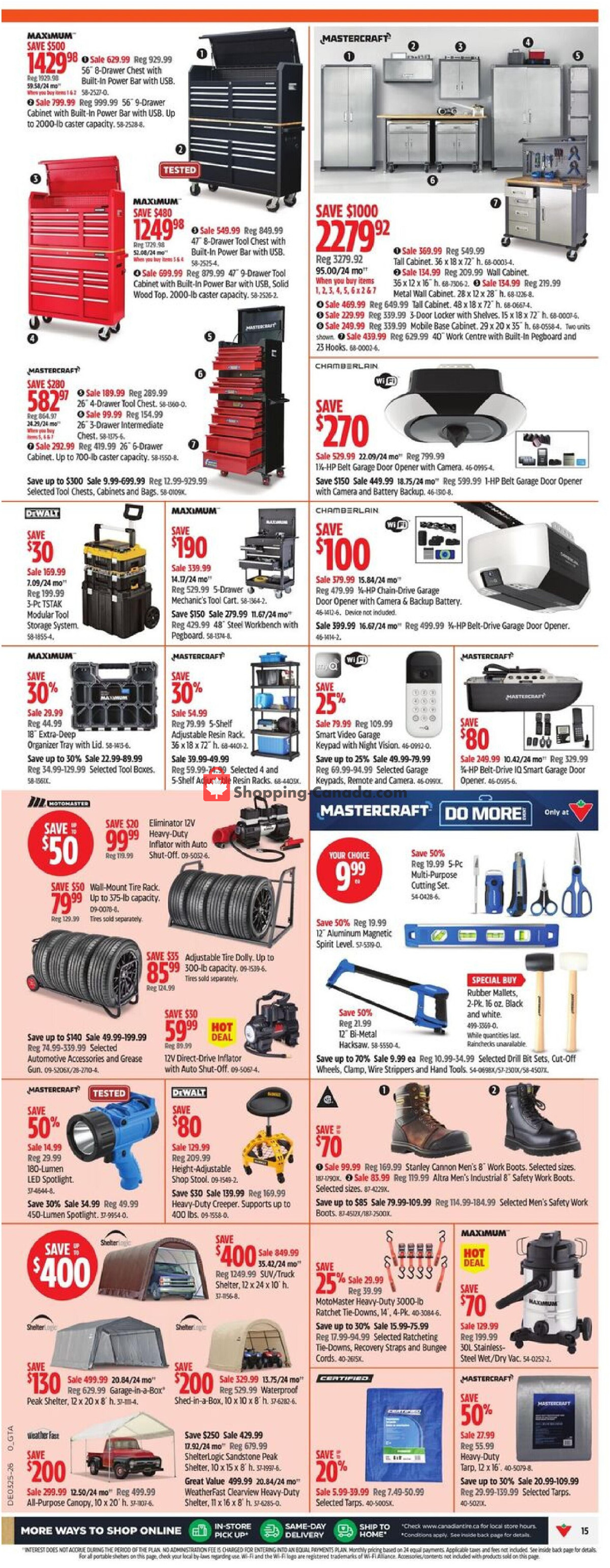 Canadian Tire flyer from Thursday June 18, 2026 to Sunday June 28, 2026 - page 15