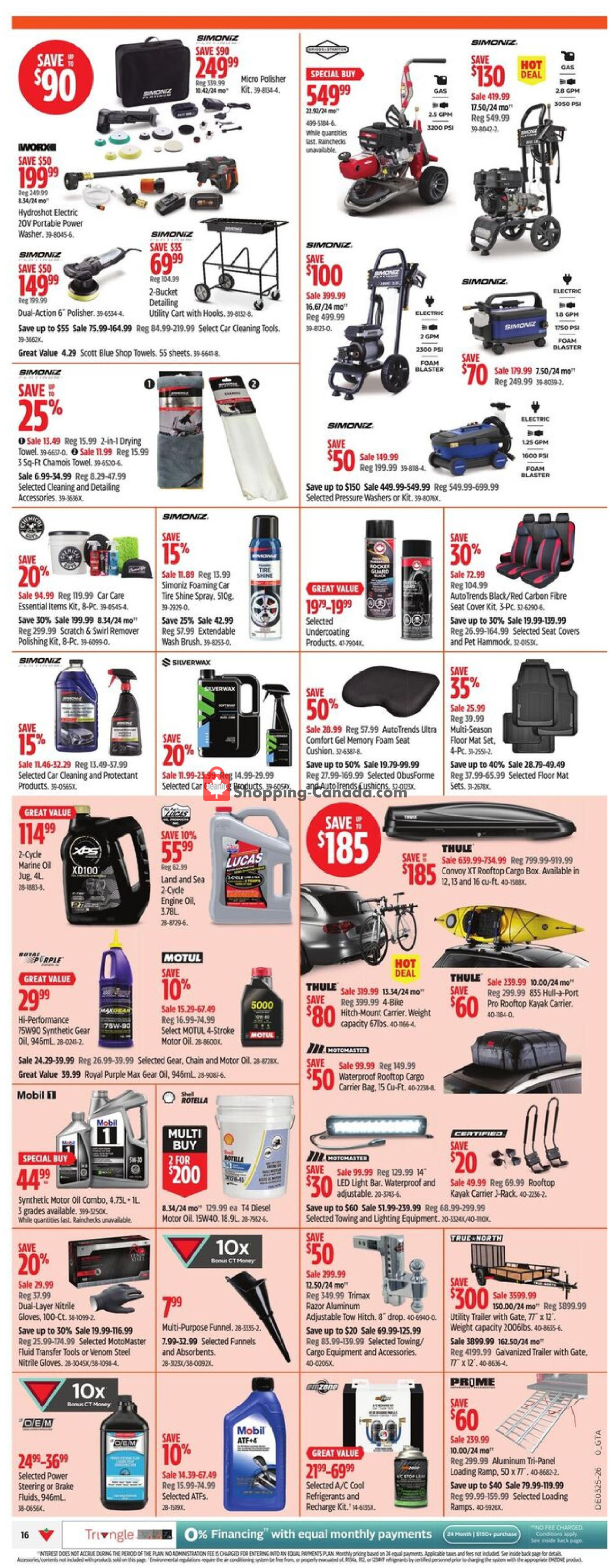 Canadian Tire flyer from Thursday June 18, 2026 to Sunday June 28, 2026 - page 16