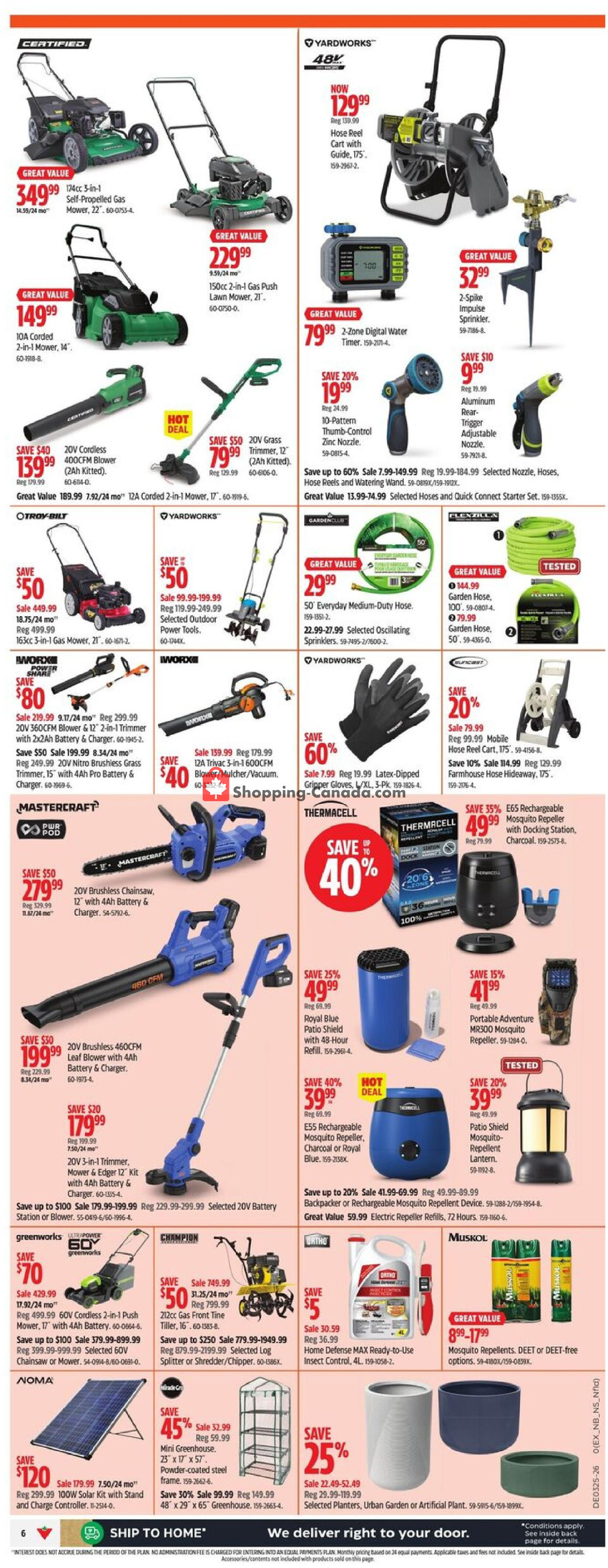 Canadian Tire flyer from Thursday June 18, 2026 to Sunday June 28, 2026 - page 6