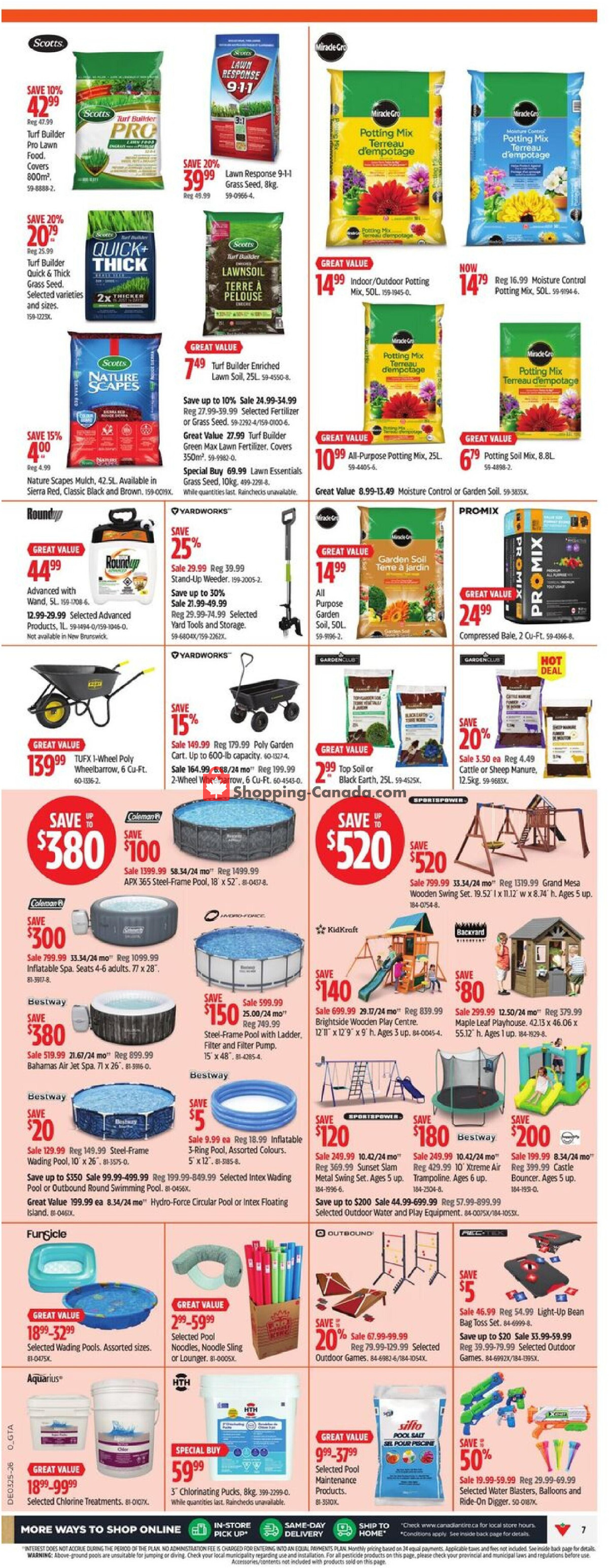 Canadian Tire flyer from Thursday June 18, 2026 to Sunday June 28, 2026 - page 7