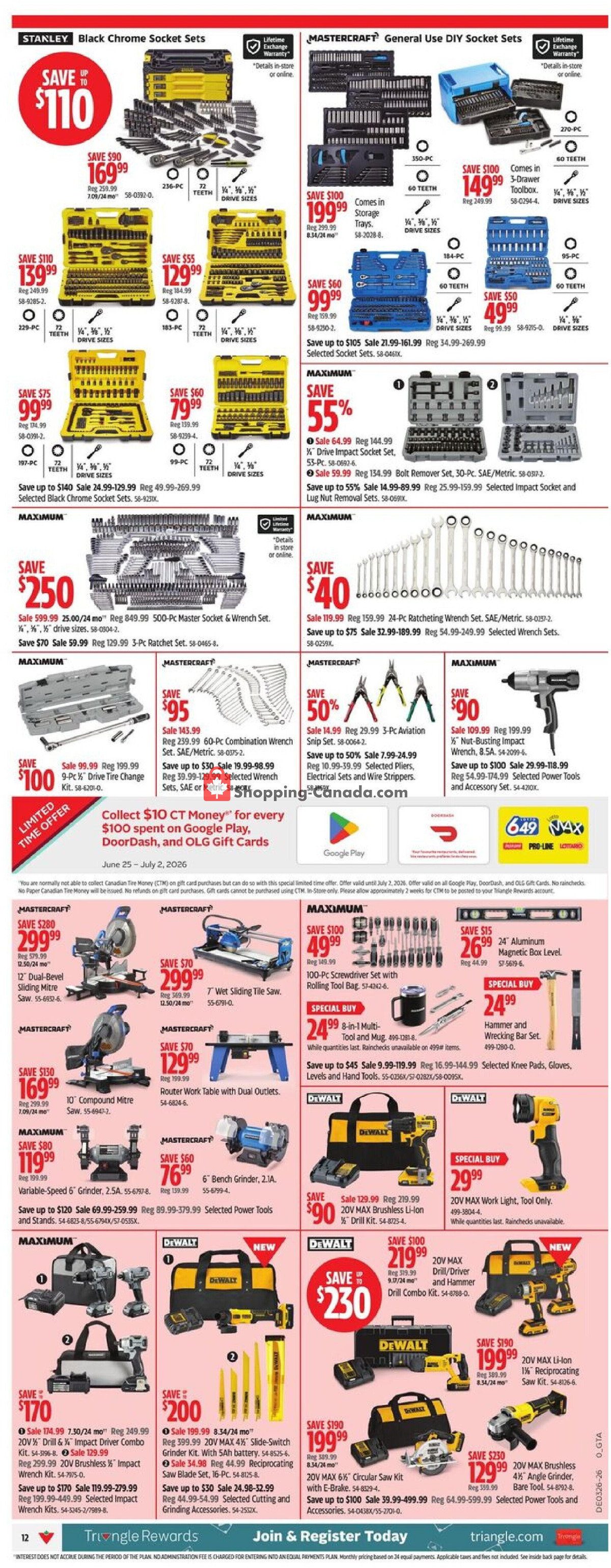 Canadian Tire flyer from Thursday June 25, 2026 to Thursday July 2, 2026 - page 12