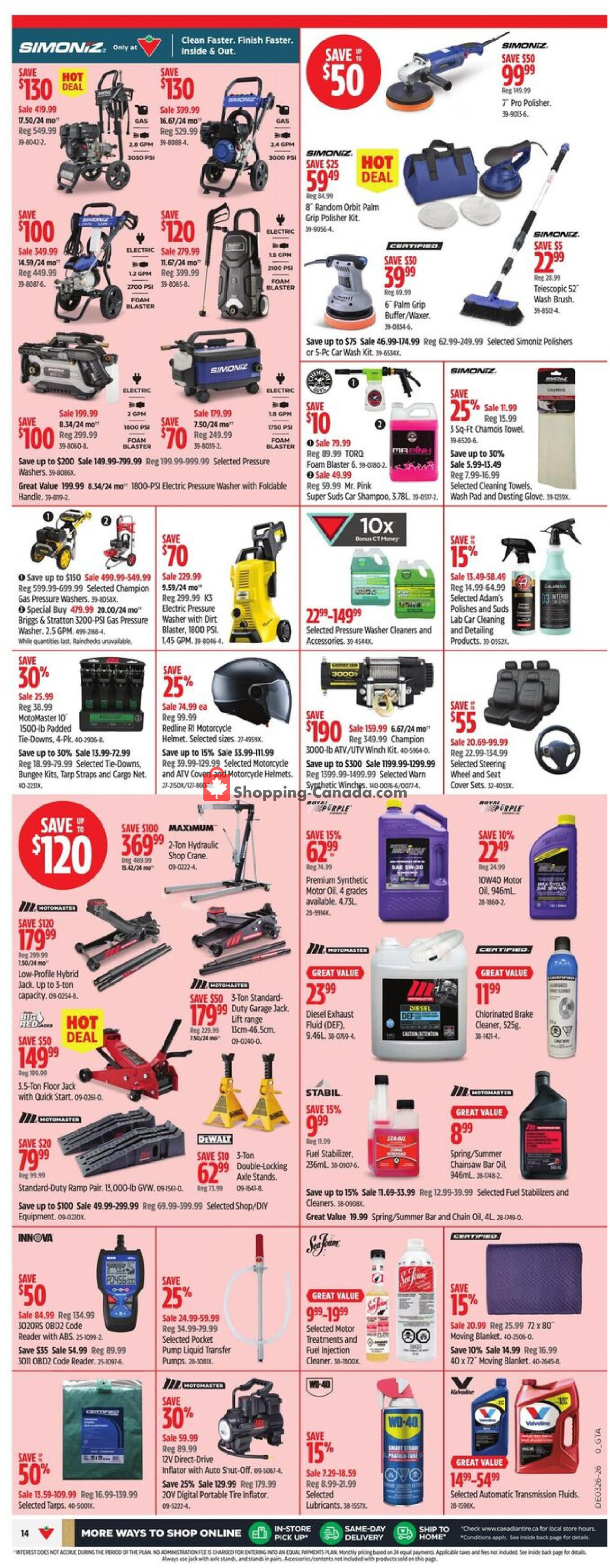 Canadian Tire flyer from Thursday June 25, 2026 to Thursday July 2, 2026 - page 14