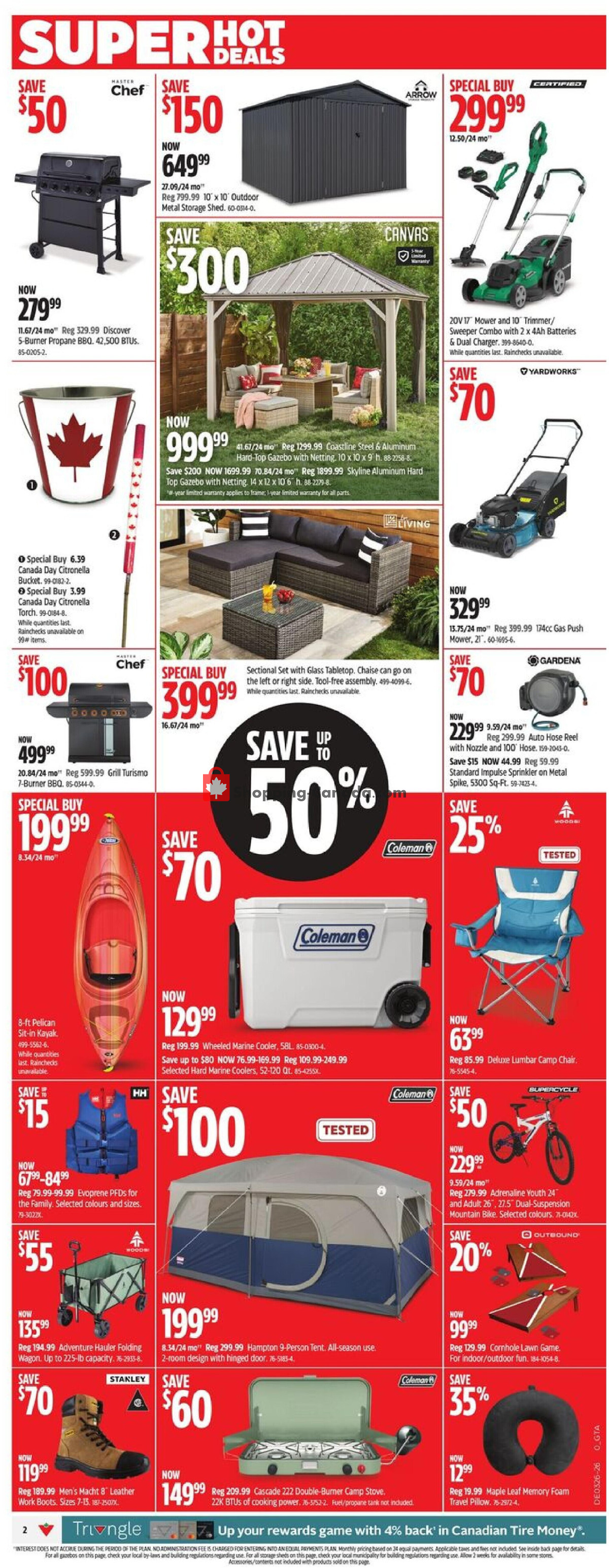 Canadian Tire flyer from Thursday June 25, 2026 to Thursday July 2, 2026 - page 2