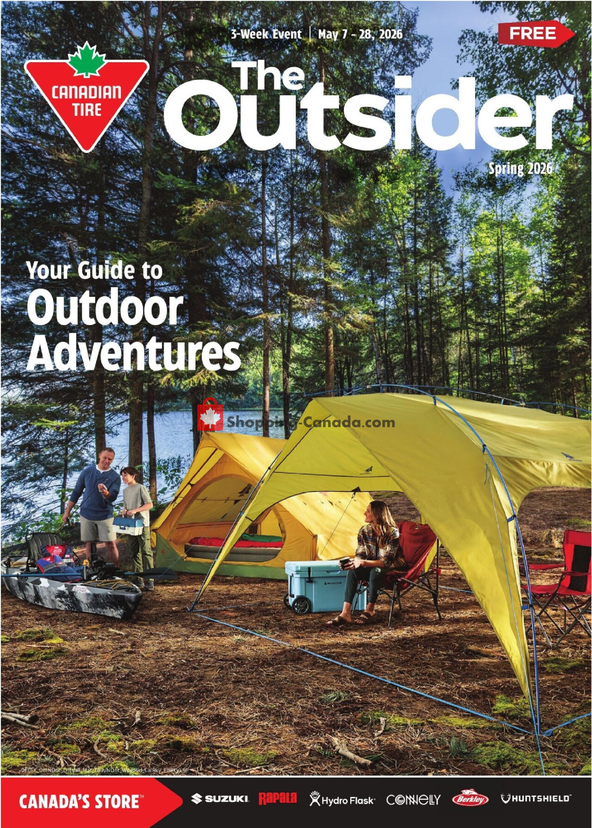 Canadian Tire flyer from Thursday May 7, 2026 to Thursday May 28, 2026 - page 1