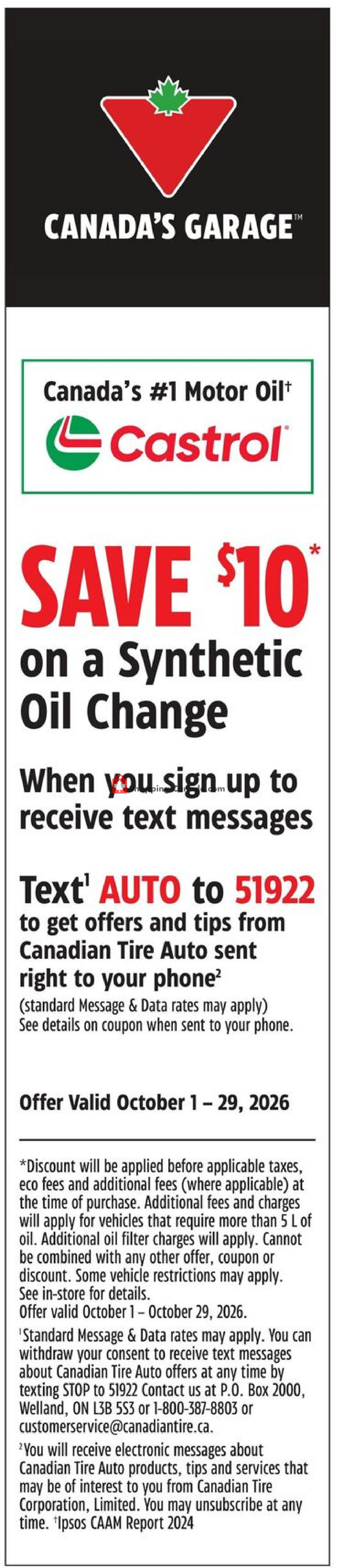 Canadian Tire flyer from Thursday October 1, 2026 to Thursday October 8, 2026 - page 18