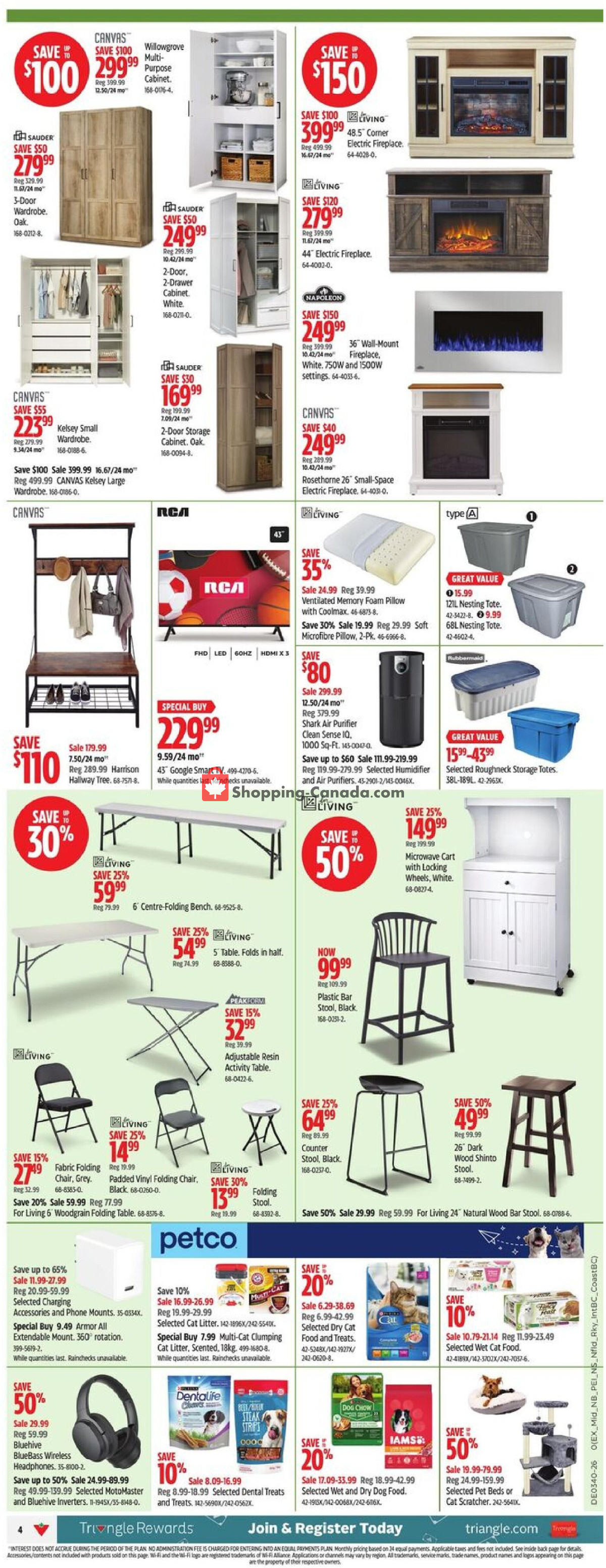 Canadian Tire flyer from Thursday October 1, 2026 to Thursday October 8, 2026 - page 4
