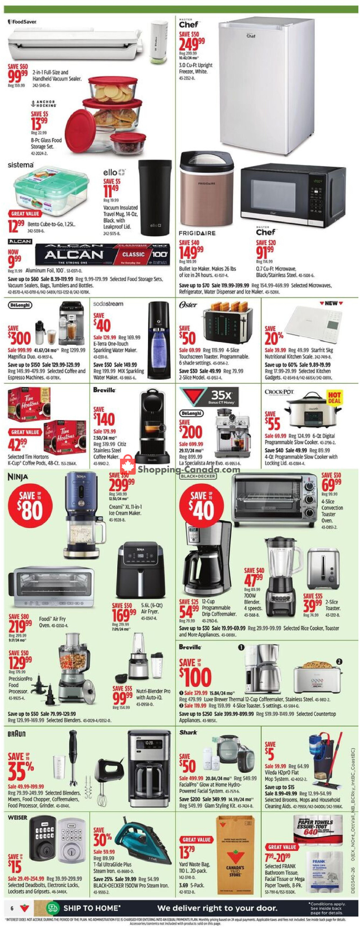 Canadian Tire flyer from Thursday October 1, 2026 to Thursday October 8, 2026 - page 6