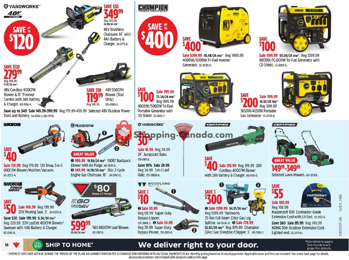Canadian Tire flyer from Friday September 11, 2026 to Thursday September 17, 2026 - page 23