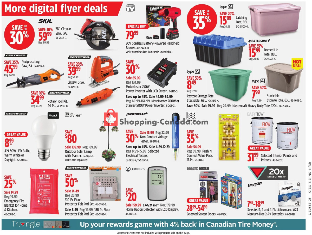 Canadian Tire flyer from Thursday September 17, 2026 to Thursday September 24, 2026 - page 12